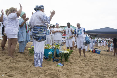 Group of people on the ground