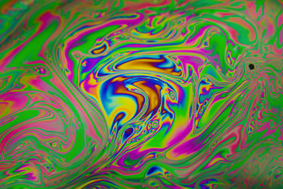 Full frame shot of multi colored water