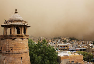 Desert storm on jaisalmer 