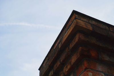 Low angle view of historic building against sky