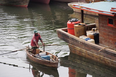 Man in boat