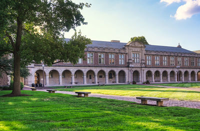 View of historical building against sky