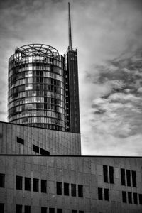 Low angle view of building against sky