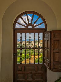 Close-up of window