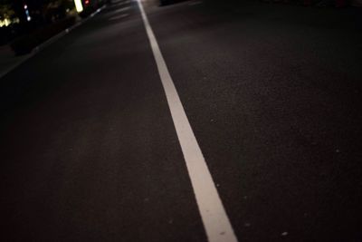 Road at night