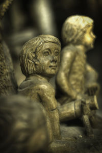 Close-up of statue