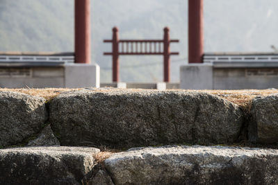 Steps against torii gates