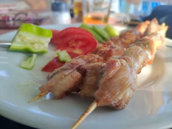 Close-up of food in plate