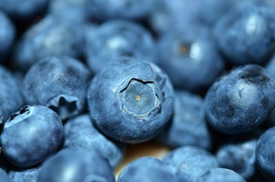 Full frame shot of blueberries