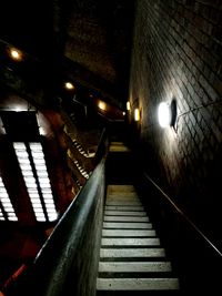 Low angle view of staircase