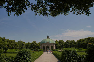 View of building against cloudy sky