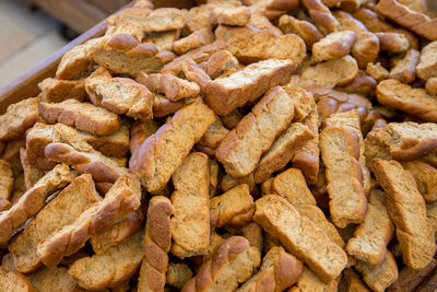 Full frame shot of bread