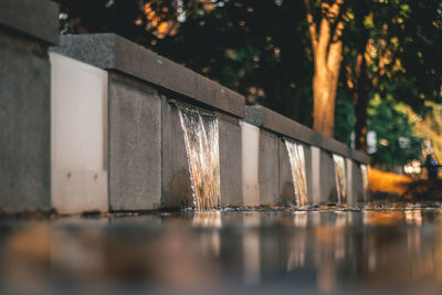 Close-up of fountain