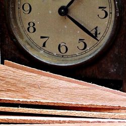 Close-up of clock