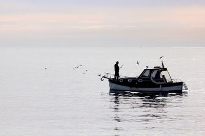 Boat in a sea