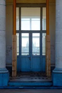 Interior of abandoned building
