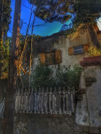 Built structure with trees in background