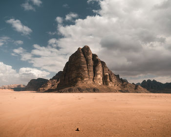 The seven pillars of widsom, a mountain range in the wadi rum desert