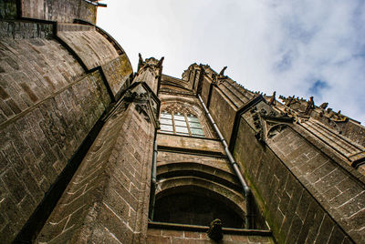 Low angle view of building against sky