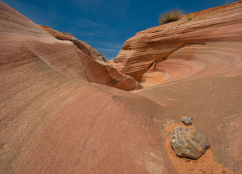 Rock formations in desert