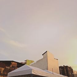 Low angle view of building against sky