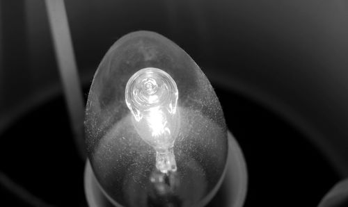 Close-up of light bulb