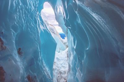 Ice cave at mt baker