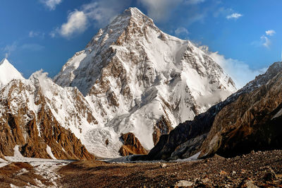 K2 summit the 2nd tallest mountain peak in the world