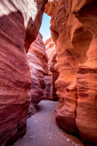Rock formations at canyon
