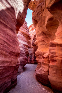 View of rock formations