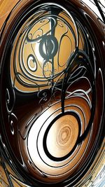 Close-up of spiral staircase