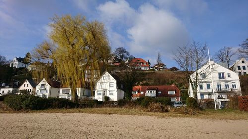 Houses against sky