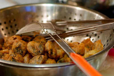 Close-up of food in container