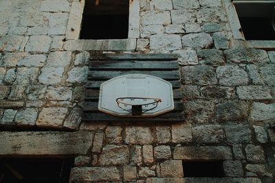 Low angle view of old building