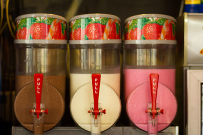 Close-up of jar
