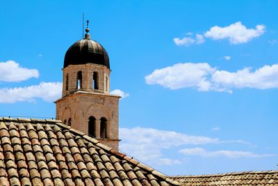 Roof of building against sky