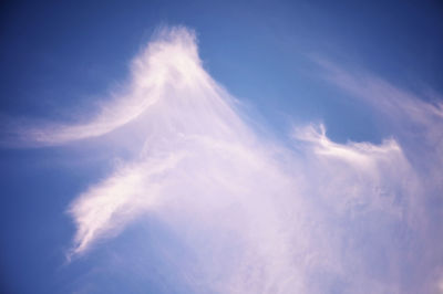 Low angle view of clouds in sky