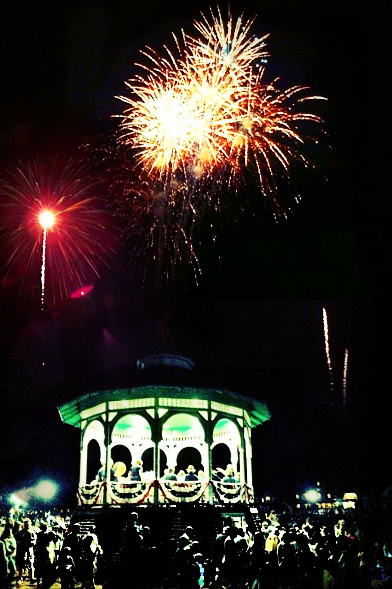 Fireworks over Oak Bluffs