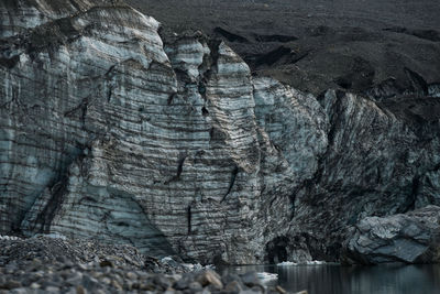 Large glacier break at lake griessli