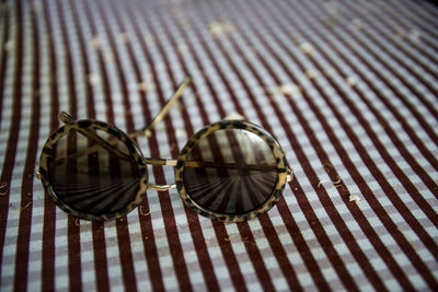 Sunglasses on table