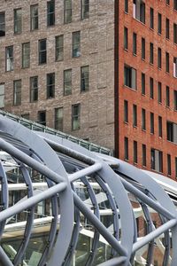 Low angle view of buildings in city