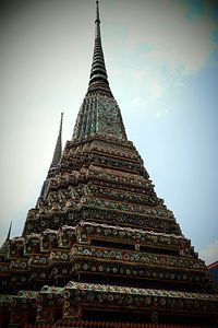 Low angle view of building against sky