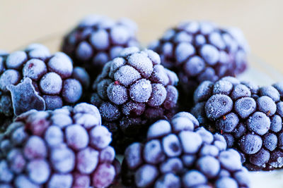 Close-up of berries on table