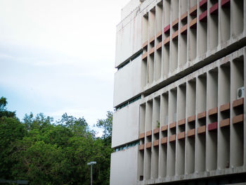 Low angle view of building against sky