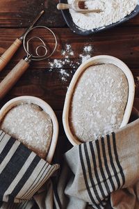 Sourdough bread making 