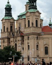 Facade of church