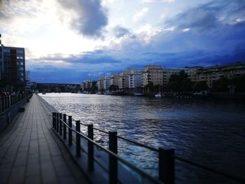 View of city at waterfront