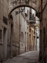 Alley amidst buildings