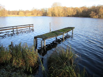 Scenic view of lake