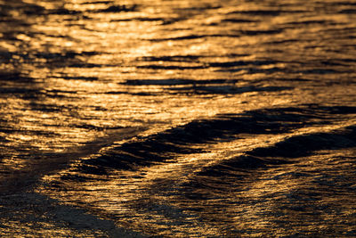 Full frame shot of rippled water